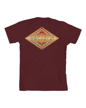 Pendleton Mission Trails Diamond GT Tee - Maroon Multi