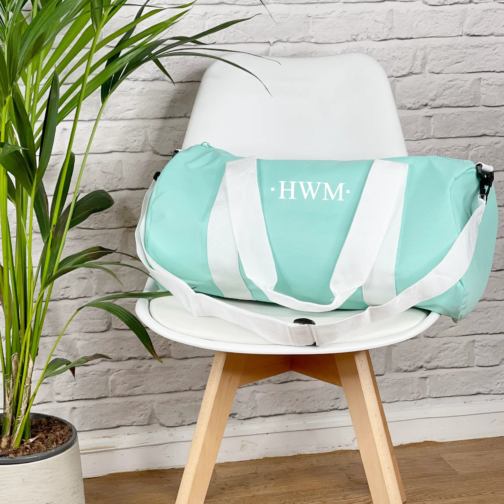 Personalised Women's Holdall Bag With Initials