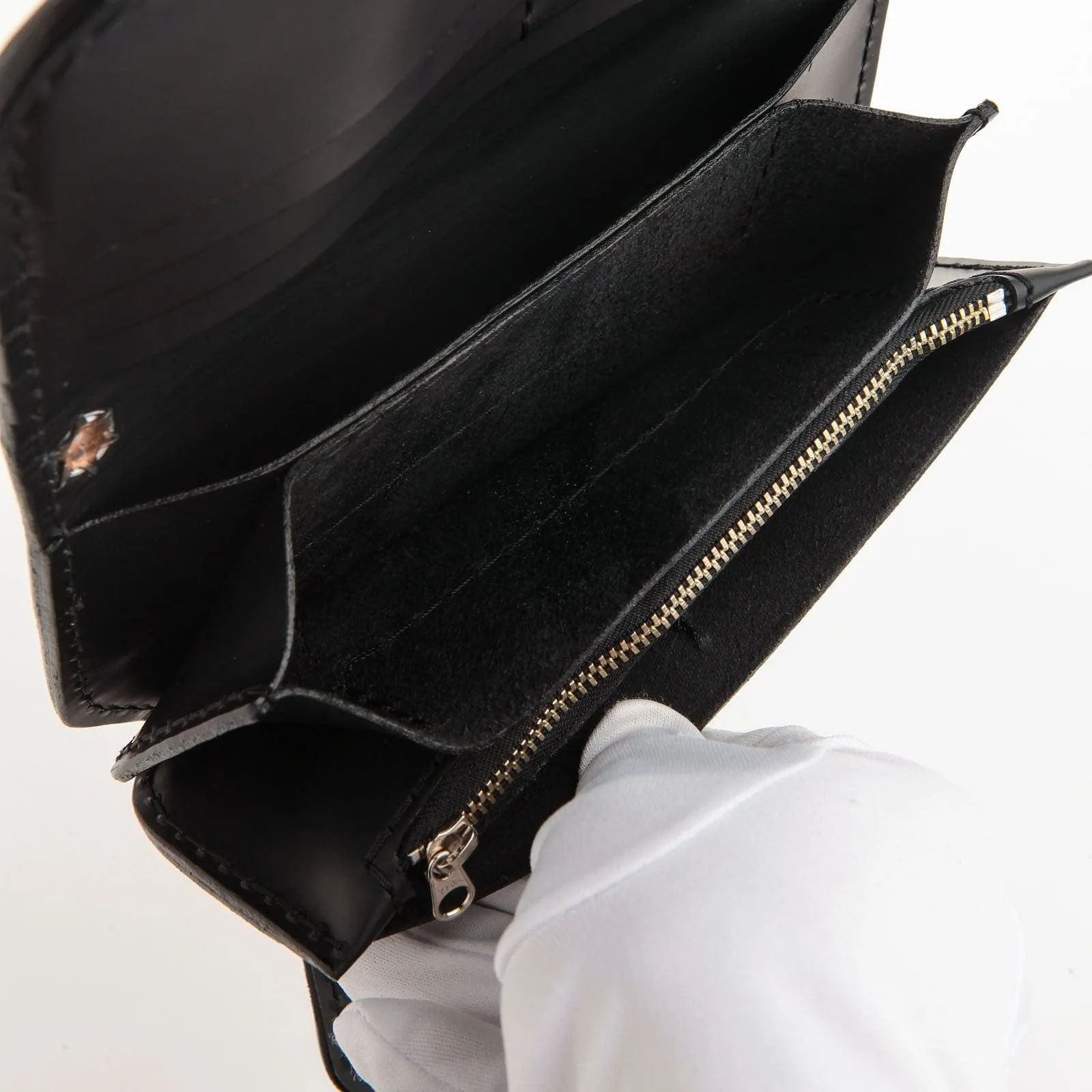 Phantom Skull Genuine Leather Biker Wallet