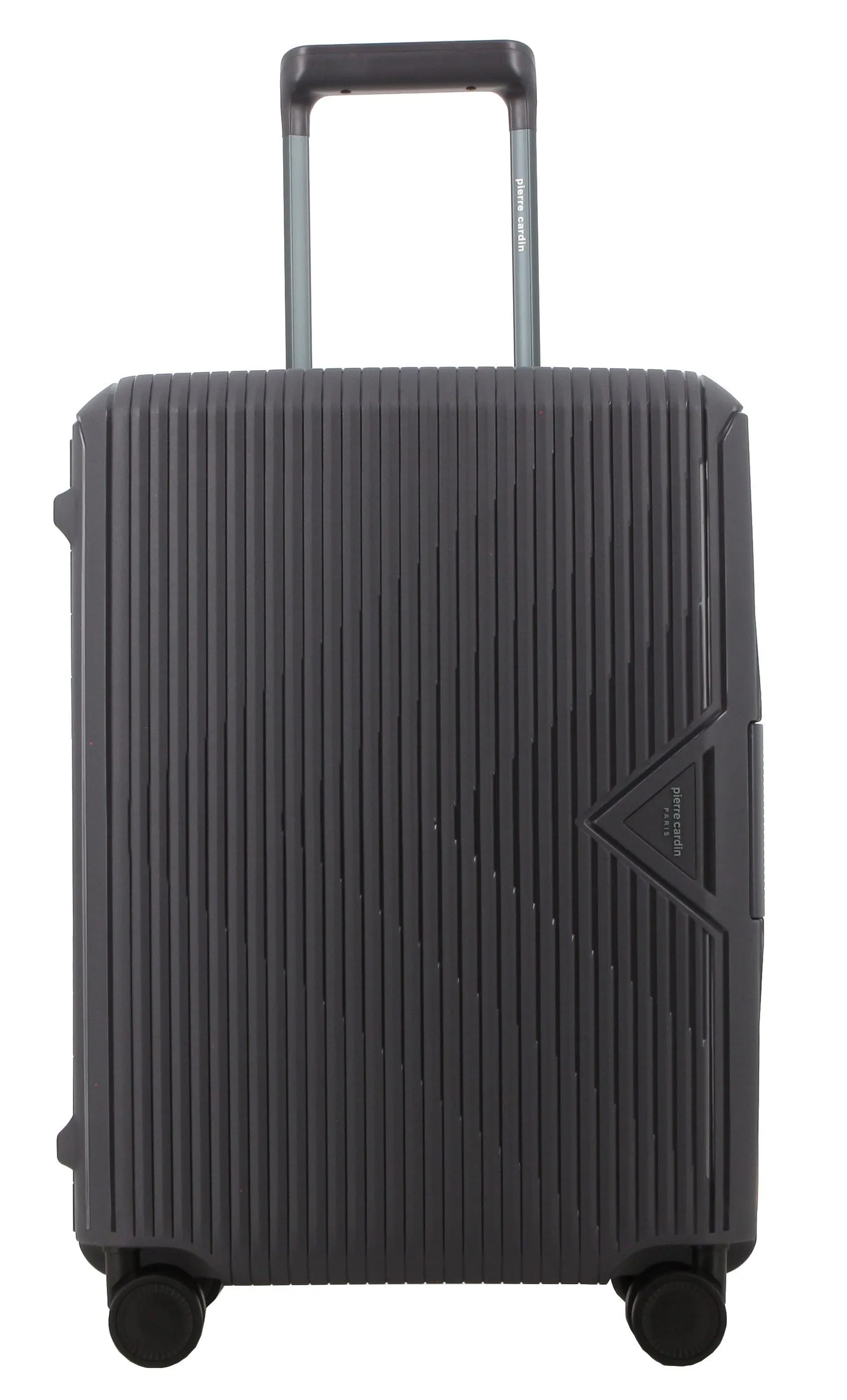 Pierre Cardin Cannes Case 24 Inch Medium Luggage Charcoal/Orange