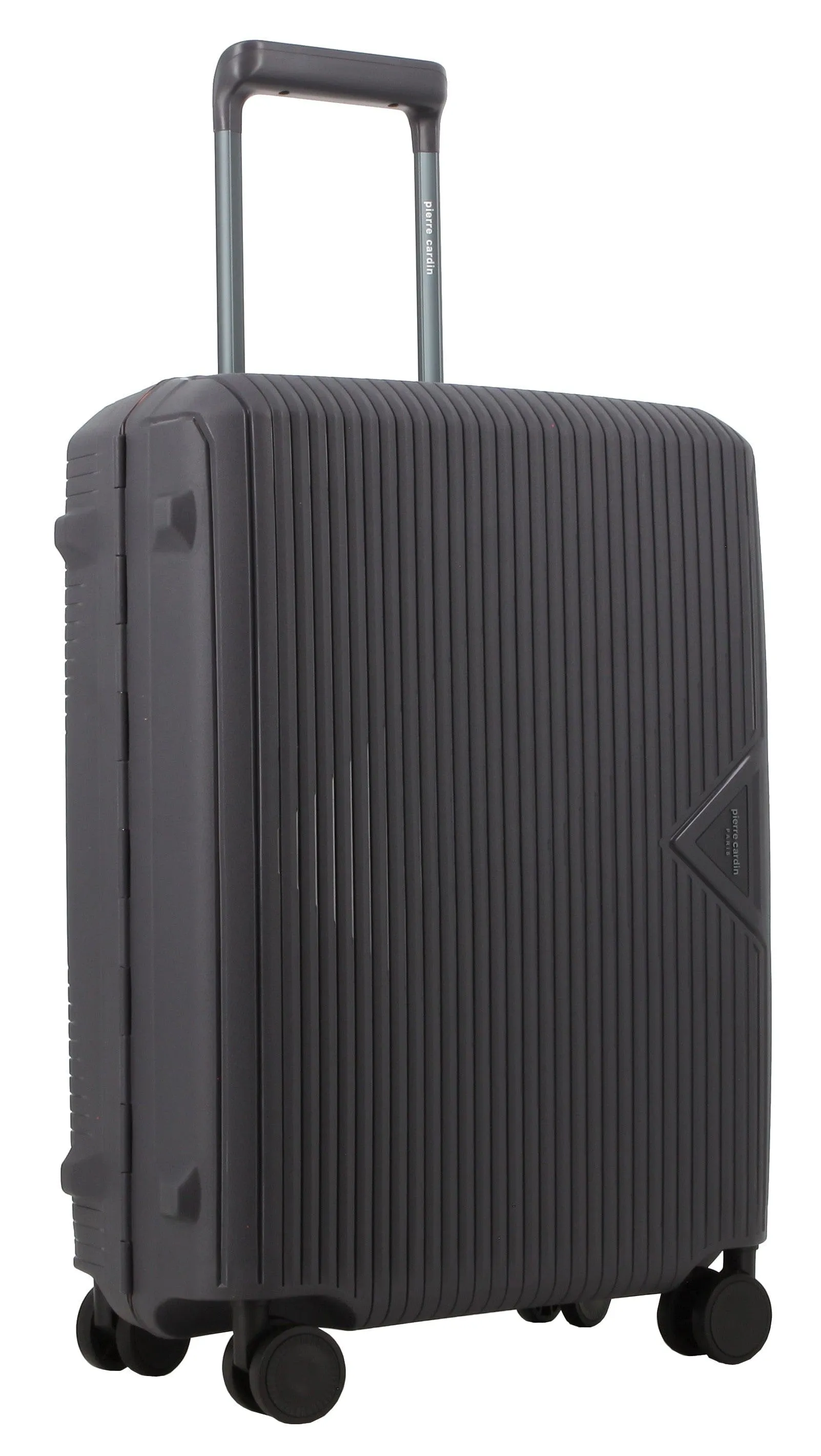 Pierre Cardin Cannes Case 24 Inch Medium Luggage Charcoal/Orange