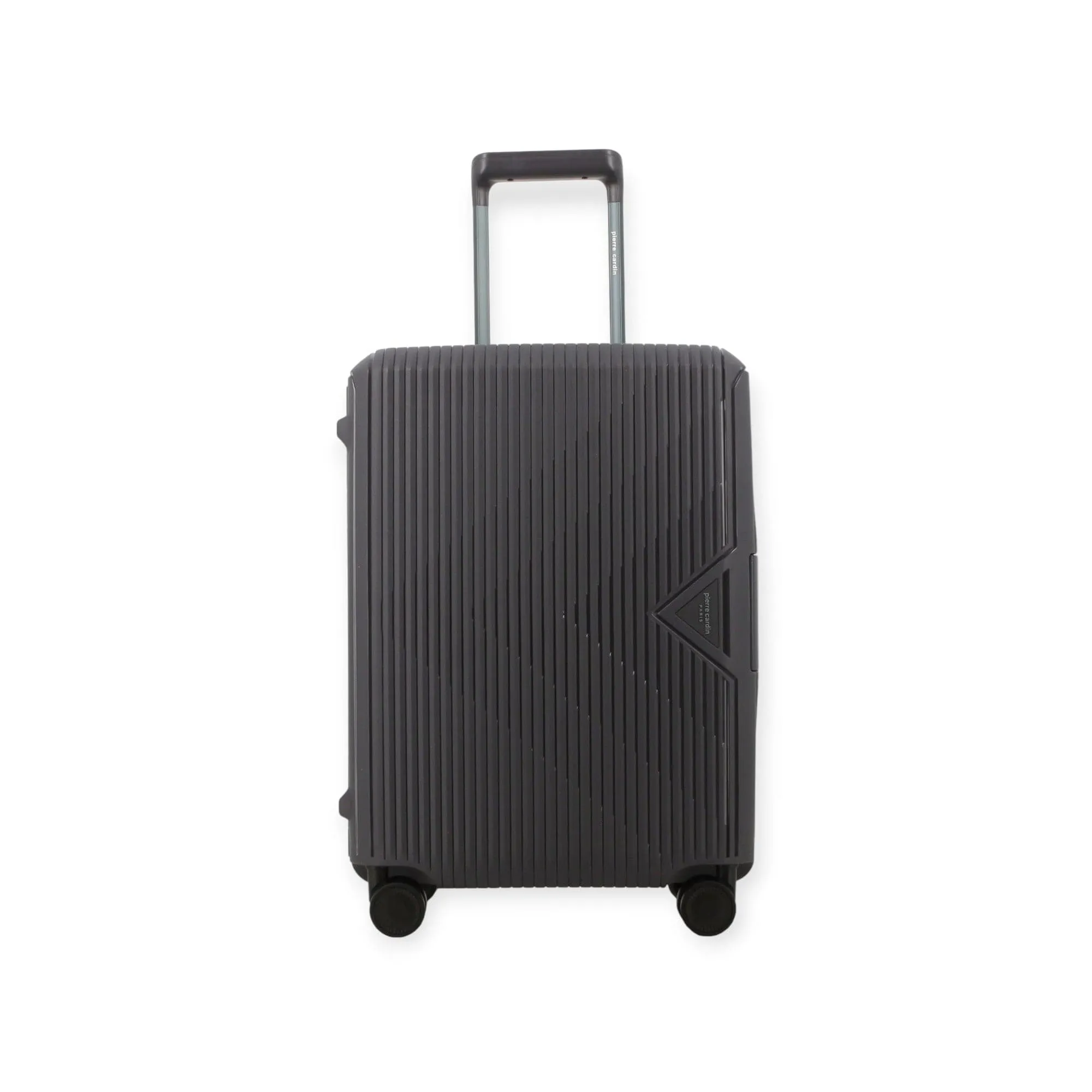 Pierre Cardin Cannes Case 24 Inch Medium Luggage Charcoal/Orange