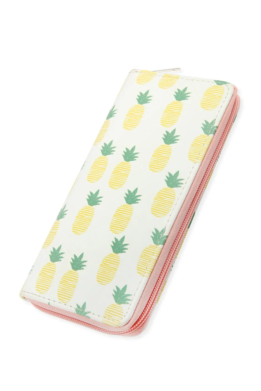 PINEAPPLE CUTE DIGITAL PRINTED SINGLE ZIPPER WALLET