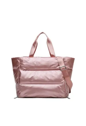 Pink Puffy Tote Bag