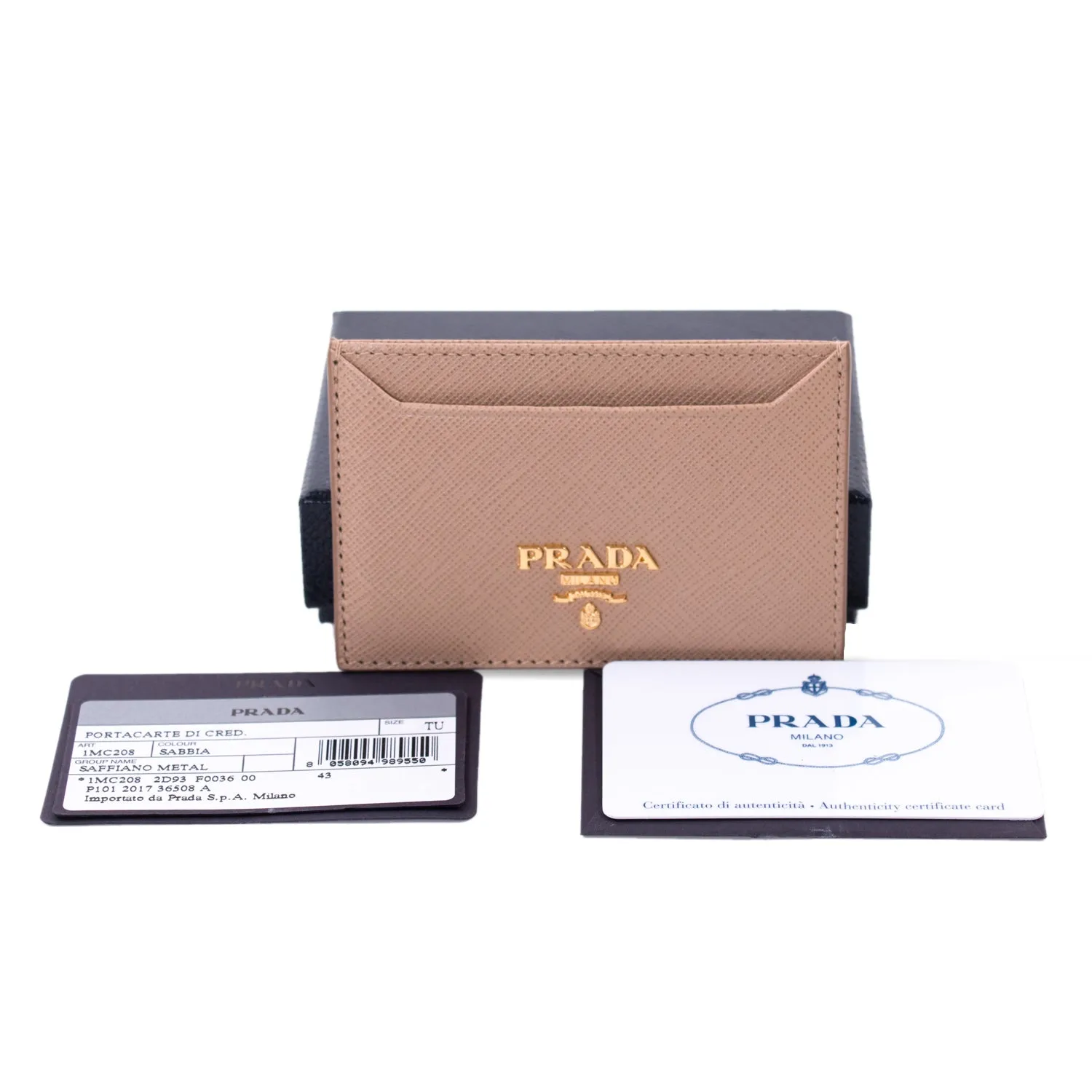 Prada Saffiano Leather Card Holder