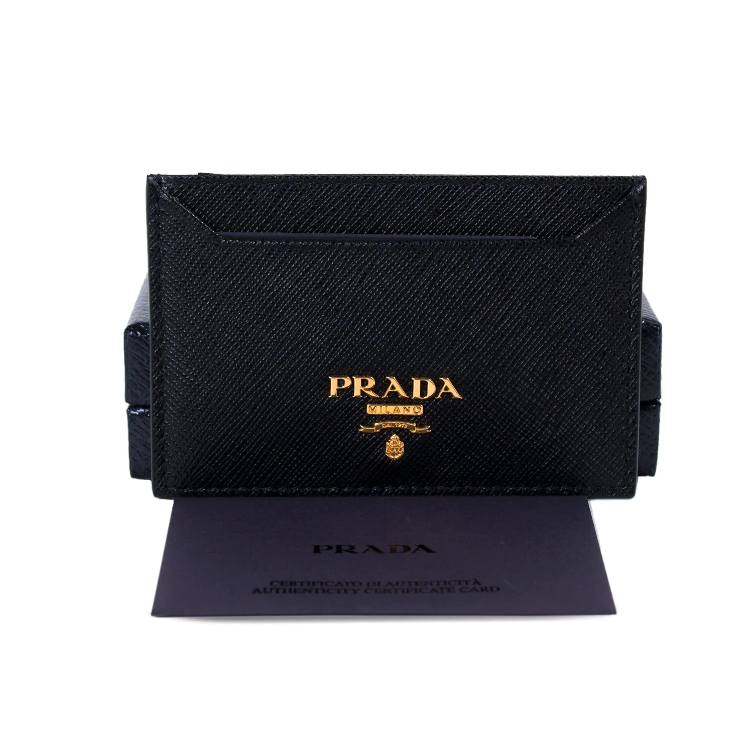 Prada Saffiano Leather Card Holder