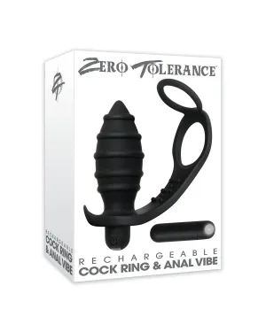 Rechargeable Anal Cock Ring & Anal Vibe