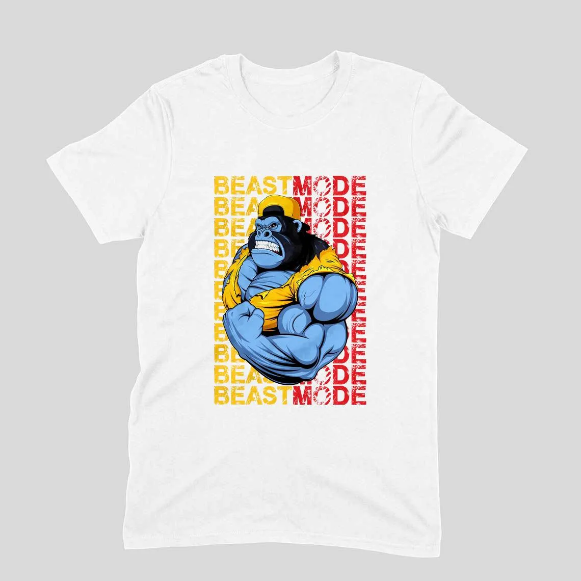 Round Neck T-Shirt (Men) - Beast Mode (9 Colours)