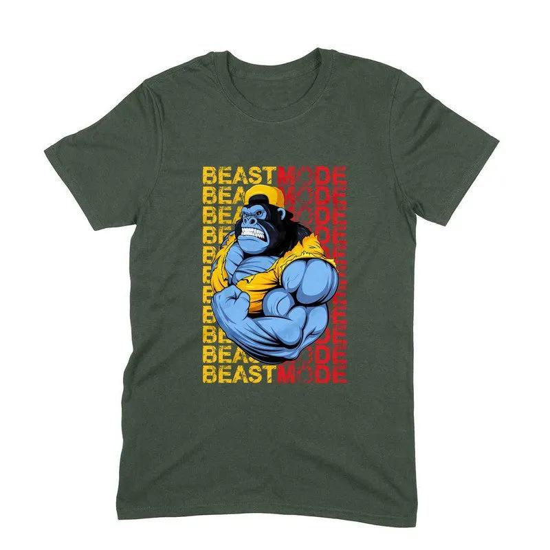 Round Neck T-Shirt (Men) - Beast Mode (9 Colours)