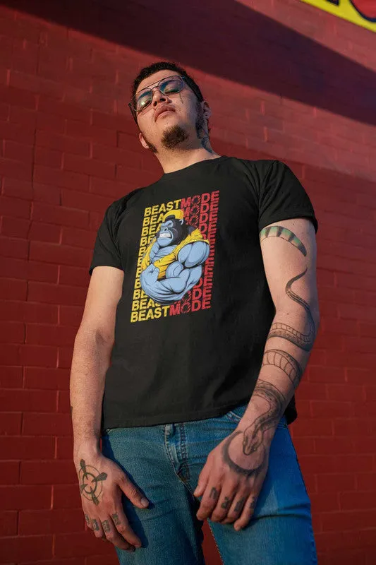 Round Neck T-Shirt (Men) - Beast Mode (9 Colours)