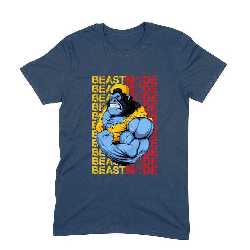Round Neck T-Shirt (Men) - Beast Mode (9 Colours)