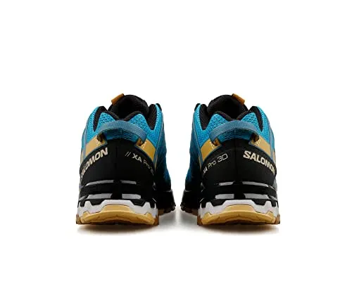 Salomon Men's XA PRO 3D V8 Trail Running Shoes for Men, Barrier Reef/Fall Leaf/Bronze Brown, 10.5