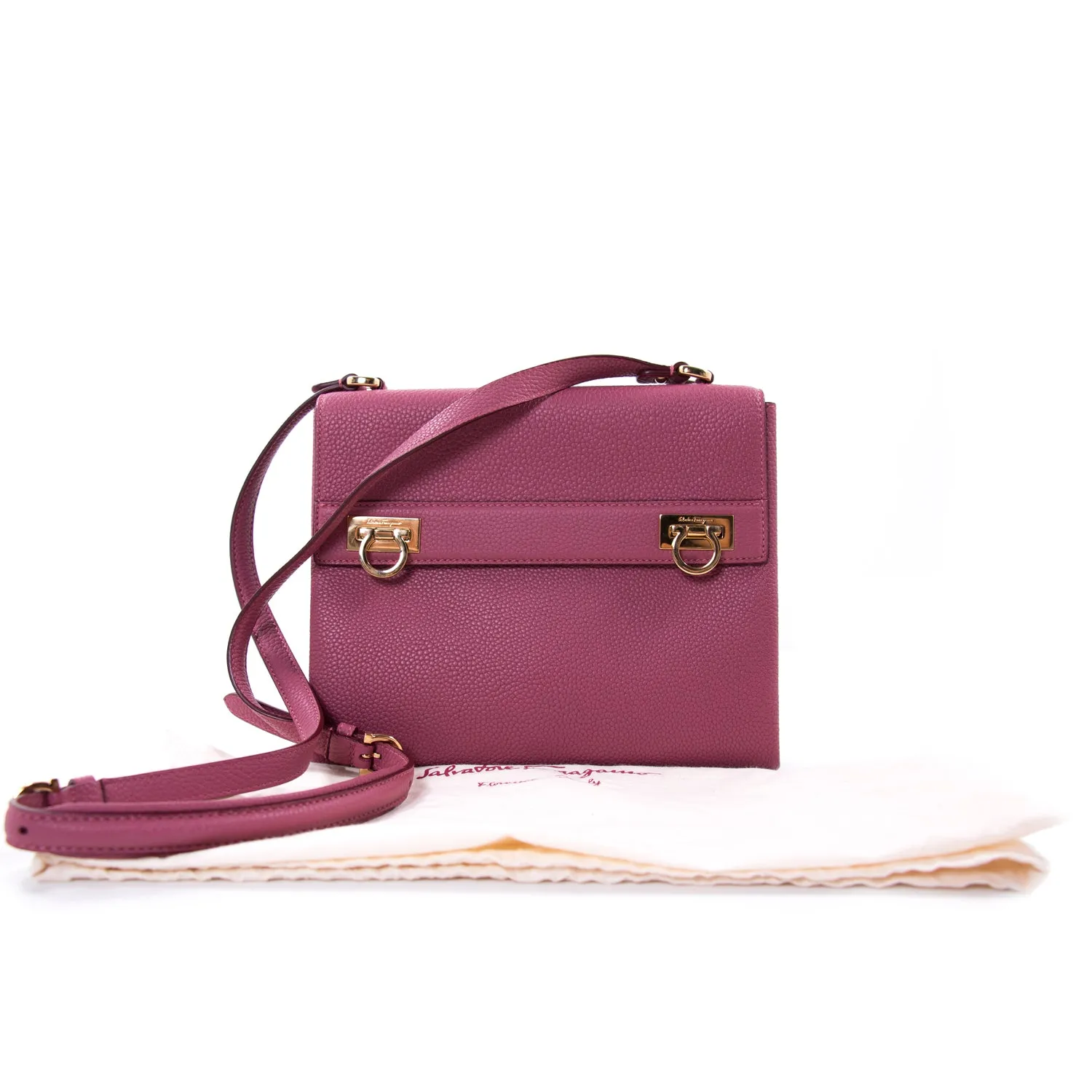 Salvatore Ferragamo Leather Mya Crossbody Bag