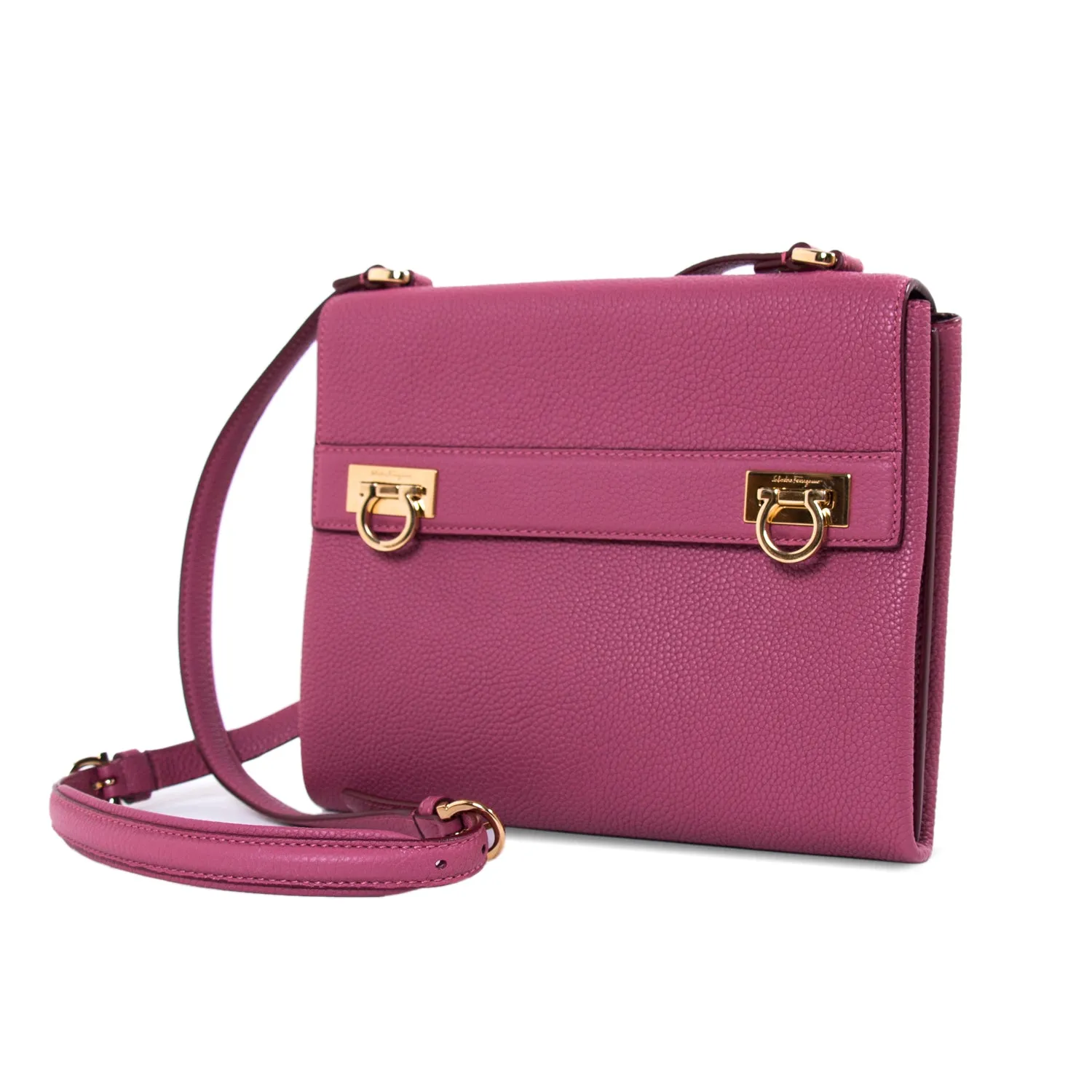 Salvatore Ferragamo Leather Mya Crossbody Bag