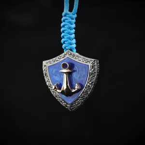 Shield And Sailor Anchor Necklace