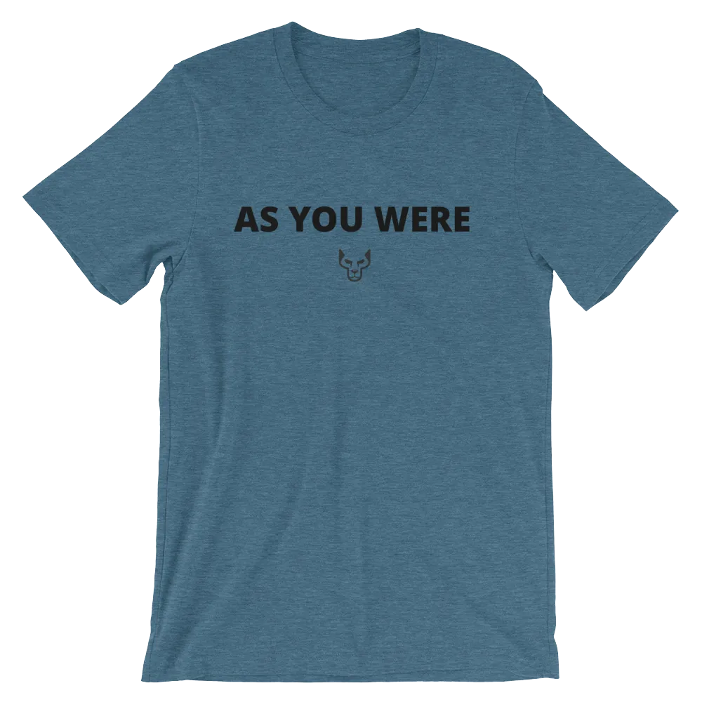 Short-Sleeve Unisex T-Shirt, UnderDog, As You Were