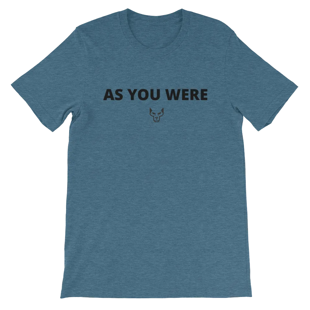 Short-Sleeve Unisex T-Shirt, UnderDog, As You Were