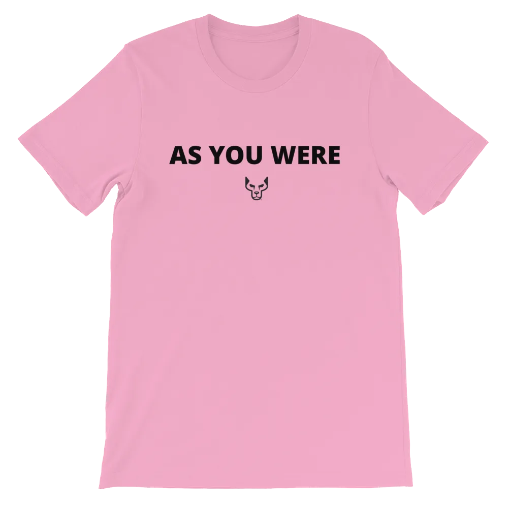 Short-Sleeve Unisex T-Shirt, UnderDog, As You Were
