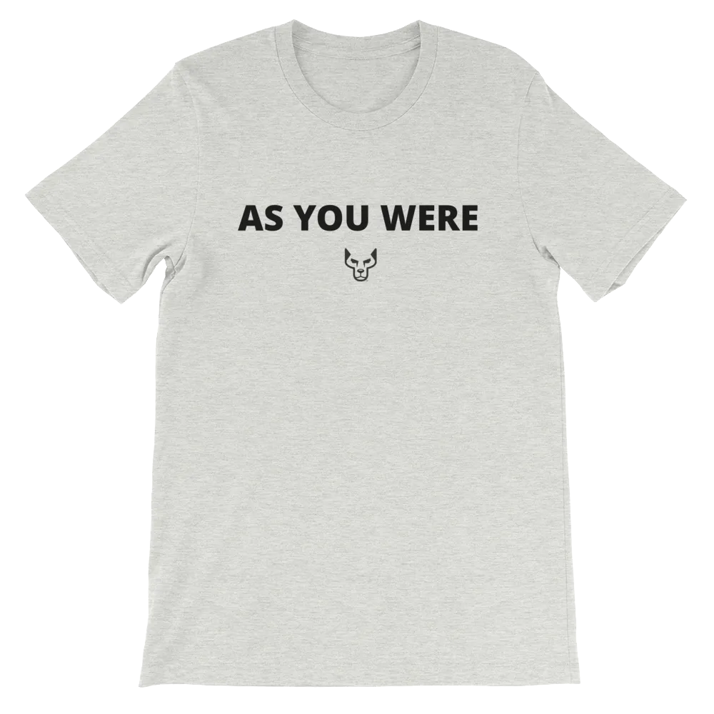 Short-Sleeve Unisex T-Shirt, UnderDog, As You Were