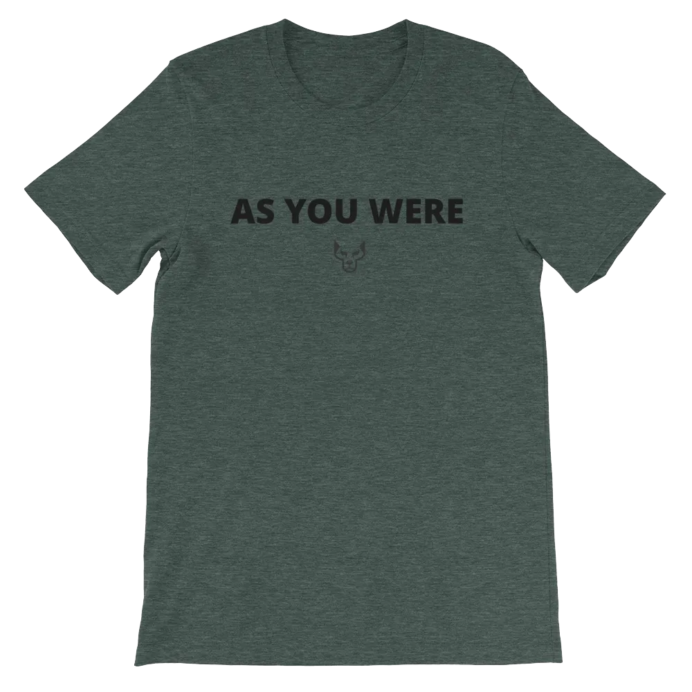 Short-Sleeve Unisex T-Shirt, UnderDog, As You Were