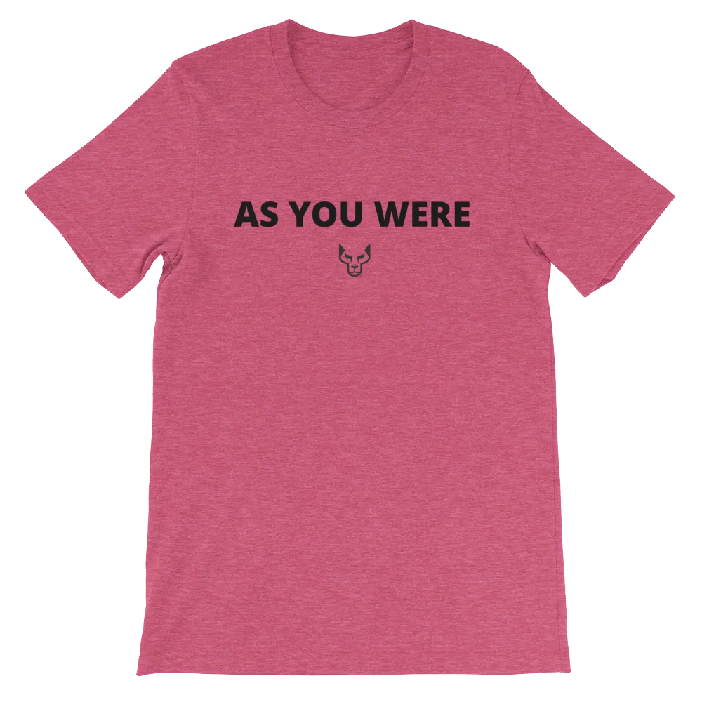 Short-Sleeve Unisex T-Shirt, UnderDog, As You Were