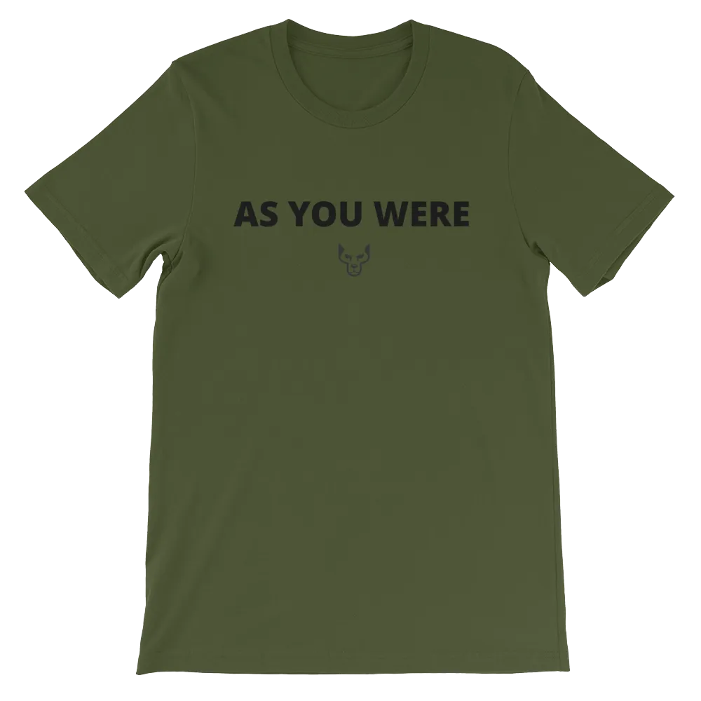Short-Sleeve Unisex T-Shirt, UnderDog, As You Were