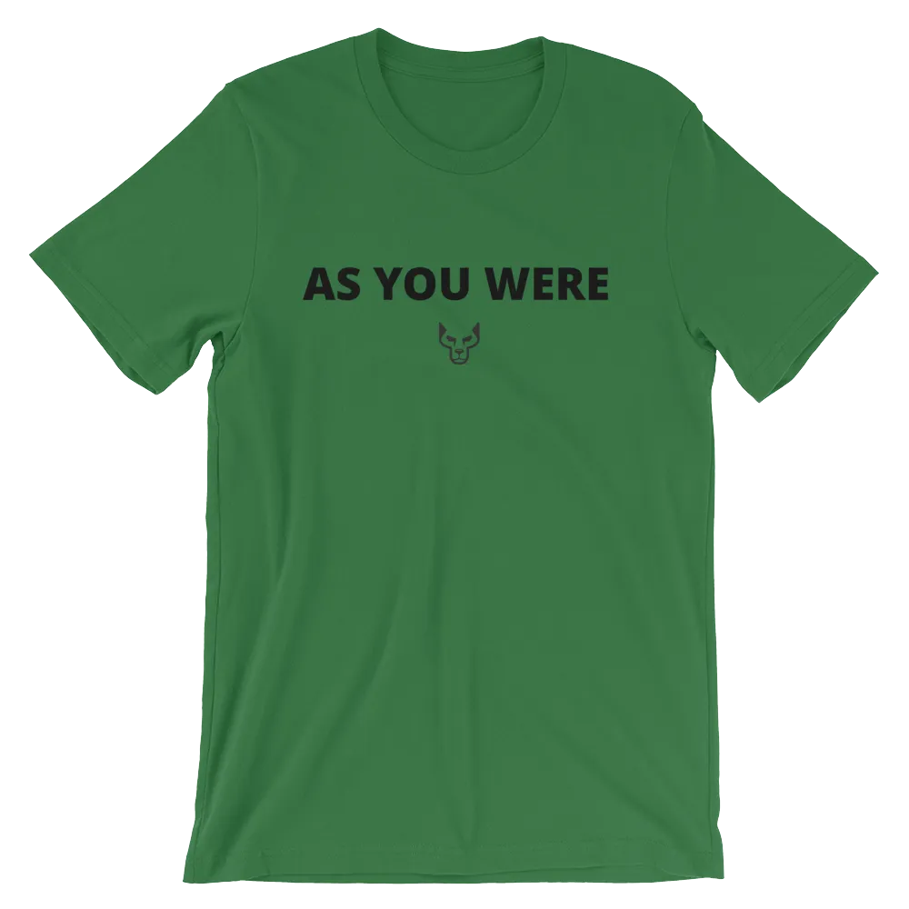 Short-Sleeve Unisex T-Shirt, UnderDog, As You Were