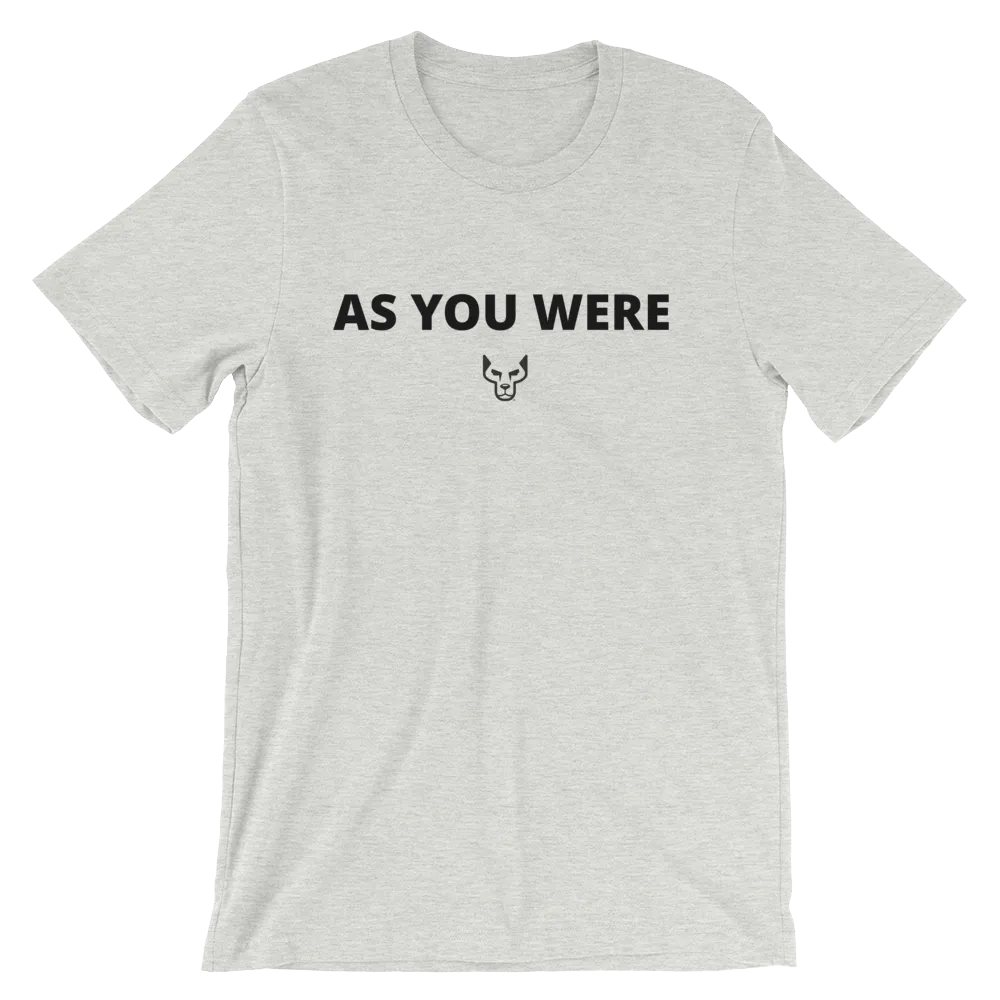 Short-Sleeve Unisex T-Shirt, UnderDog, As You Were