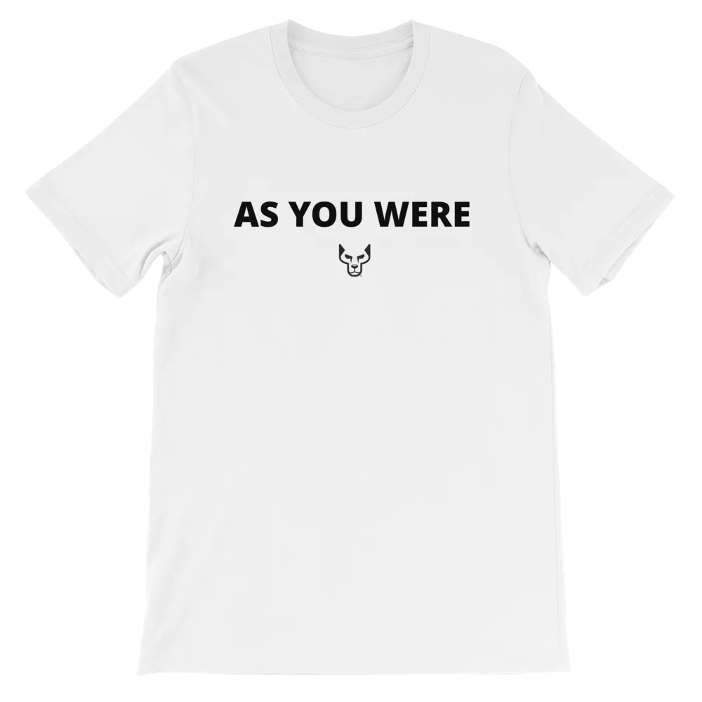 Short-Sleeve Unisex T-Shirt, UnderDog, As You Were
