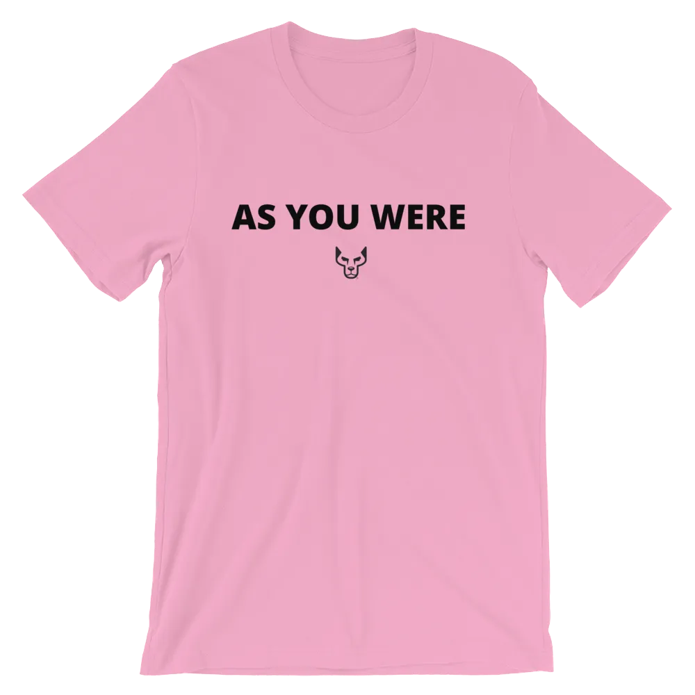 Short-Sleeve Unisex T-Shirt, UnderDog, As You Were