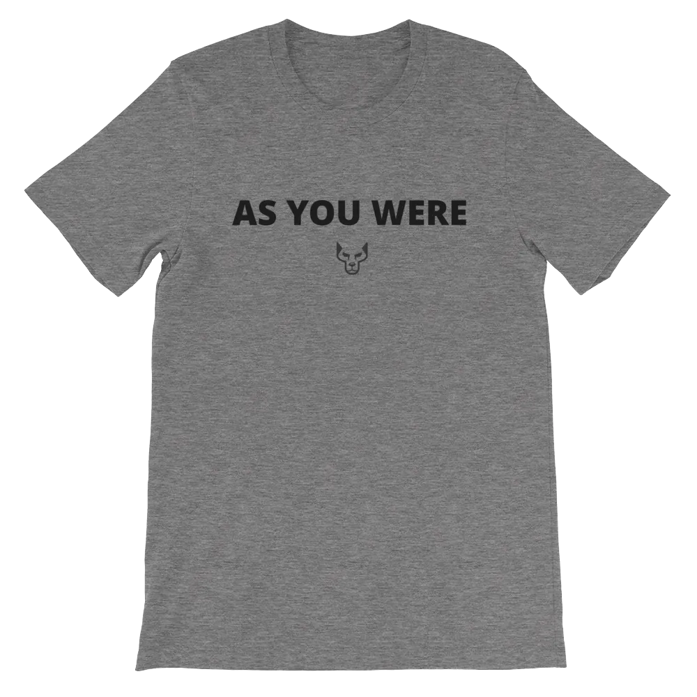 Short-Sleeve Unisex T-Shirt, UnderDog, As You Were