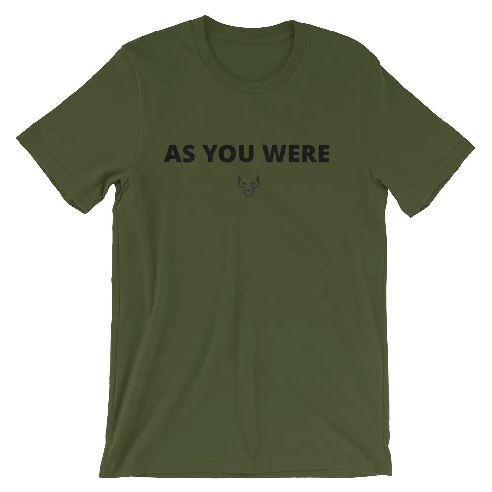 Short-Sleeve Unisex T-Shirt, UnderDog, As You Were