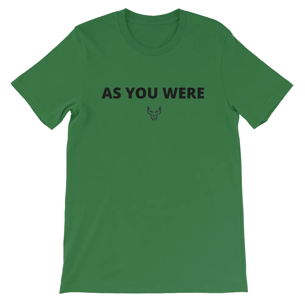 Short-Sleeve Unisex T-Shirt, UnderDog, As You Were