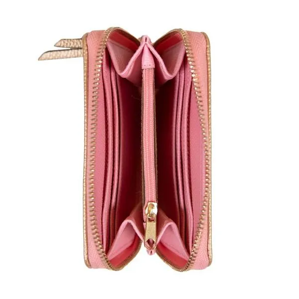 Small Zip Wallet Gold