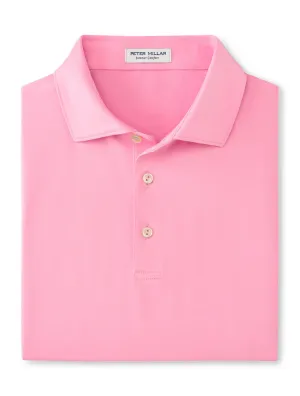 Solid Perf Jersey Polo (Pink Vale)