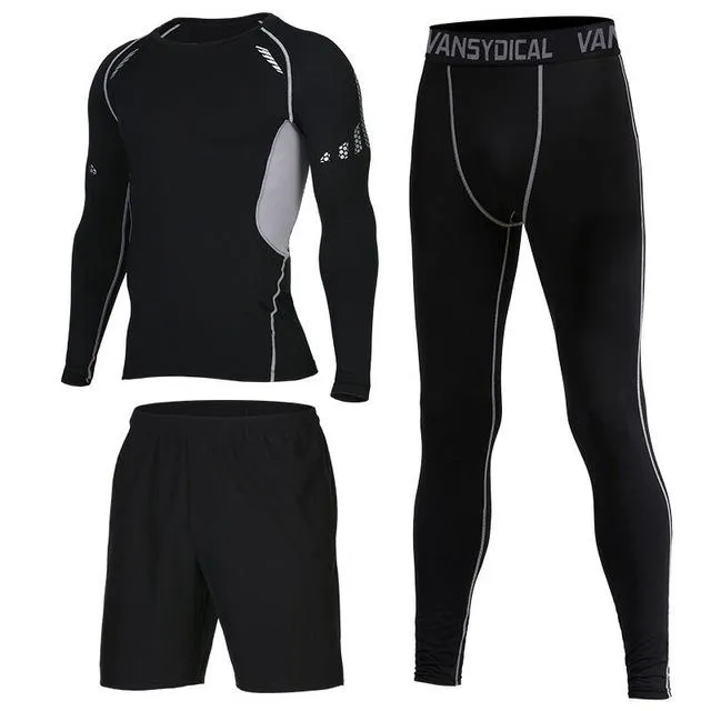 Sports Suits Men's Gym Clothes Fitness Running Sets Compression Tights Workout Sportswear Basketball Jogging Suits