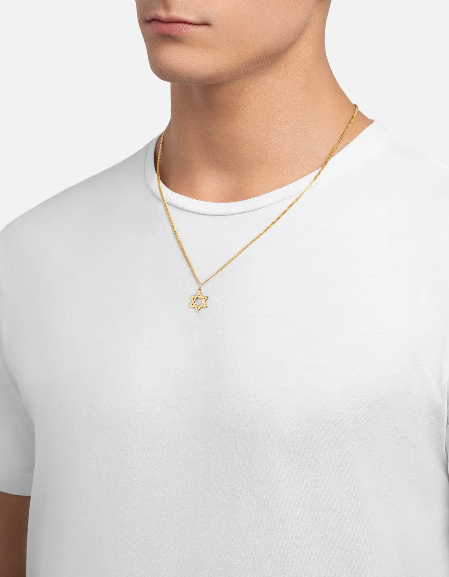 Star of David I Necklace, 14k Gold