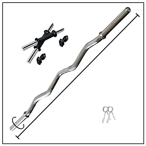 Starx 20Kg Hexa Weight With 3Ft Rod And Accessories Home Gym Combo, PVC, Plastic ,Black
