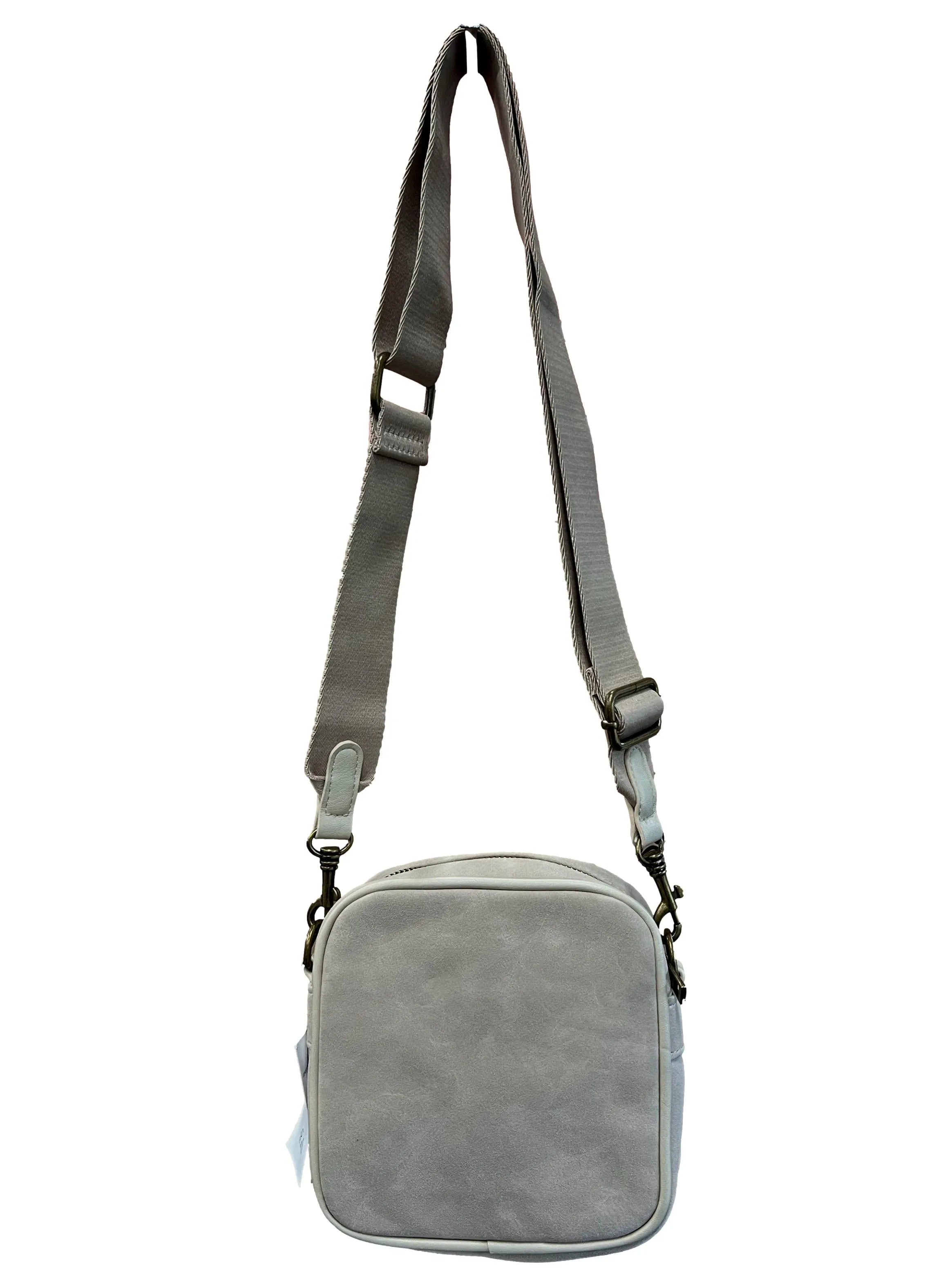Stone Nubuck Jordie Camera Crossbody Bag