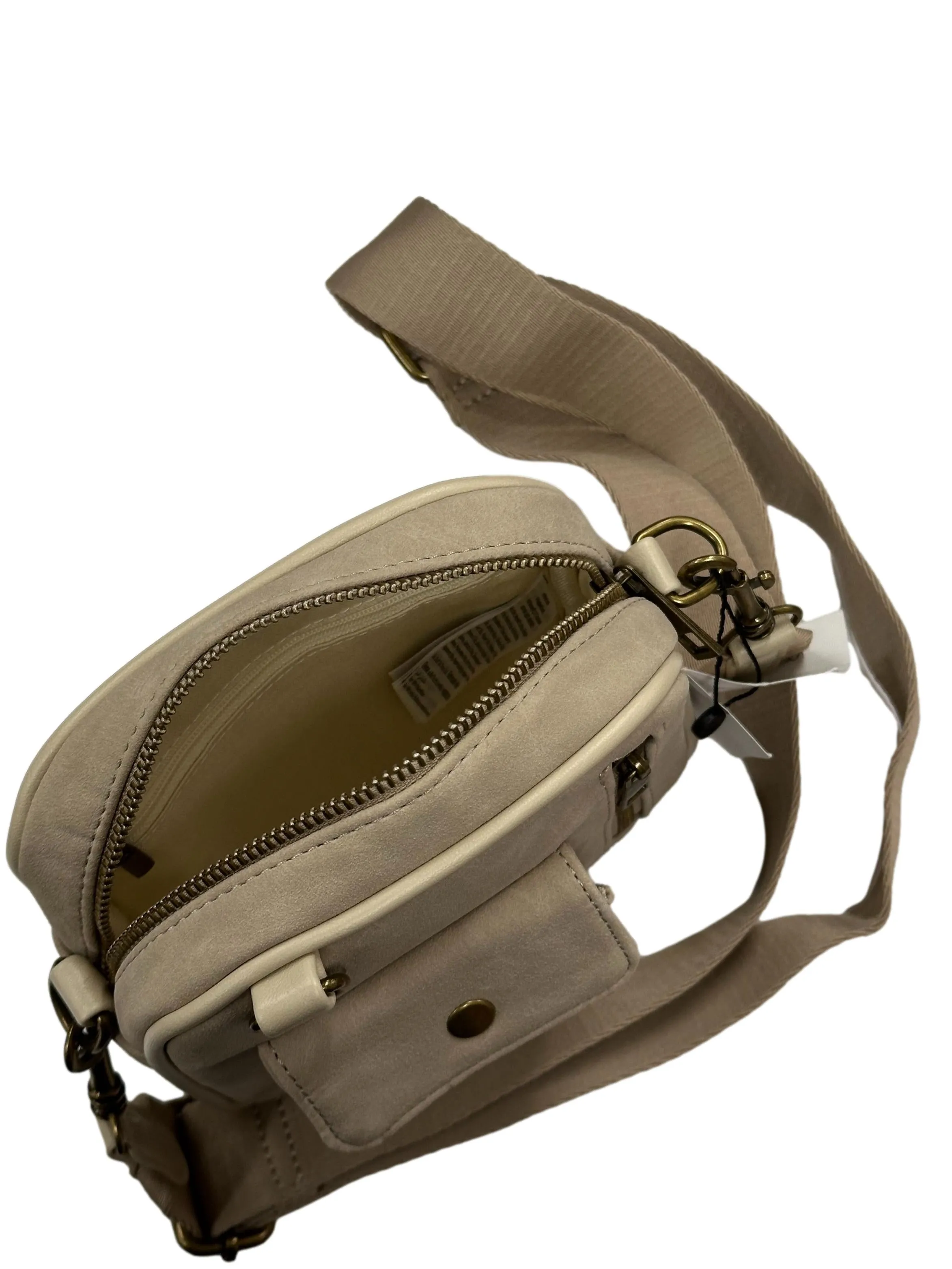 Stone Nubuck Jordie Camera Crossbody Bag