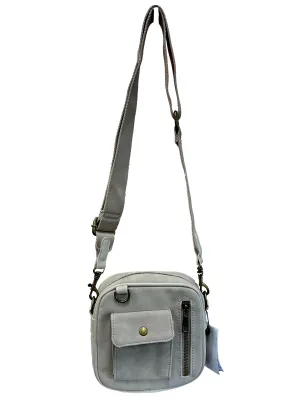 Stone Nubuck Jordie Camera Crossbody Bag