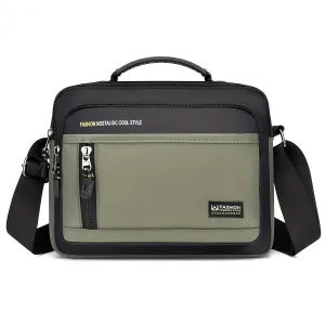 Stylish Men's Shoulder Bag Lightweight Casual Multiple Layers