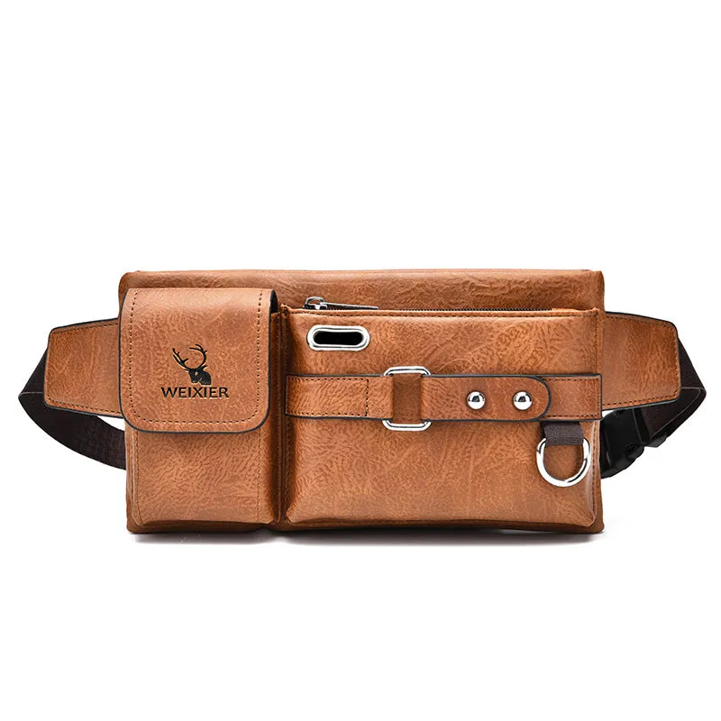 Stylish Men's Tactics Mobile Multifunctional Horizontal Men's Waist Packs