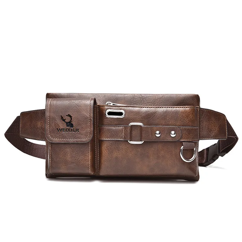 Stylish Men's Tactics Mobile Multifunctional Horizontal Men's Waist Packs