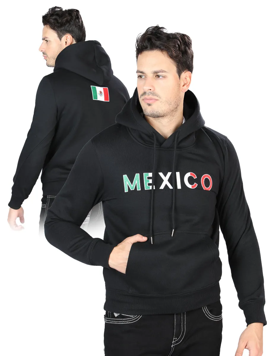 Sudadera Pullover con Capucha Negro para Hombre 'Centenario' - ID: 170077