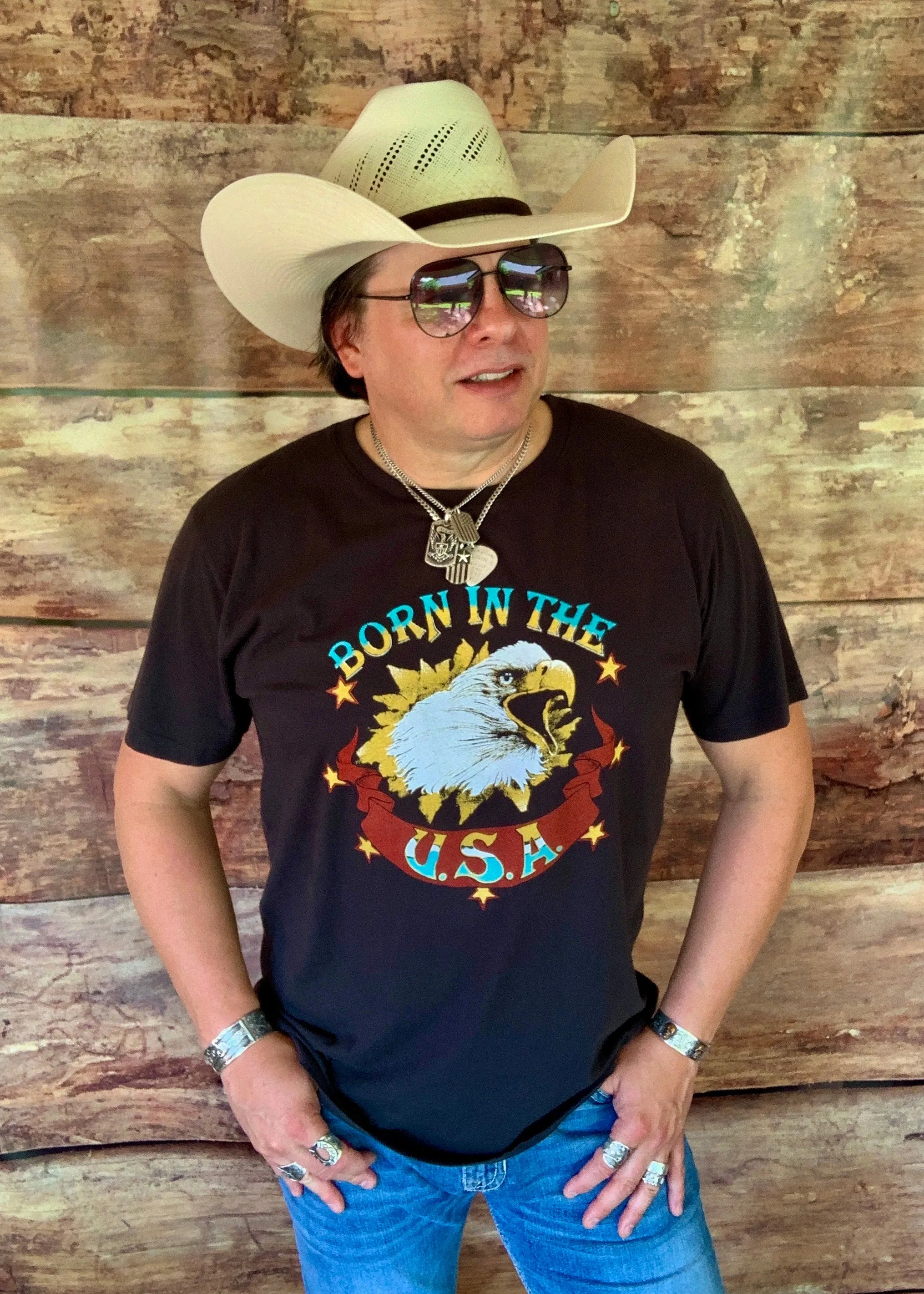 T-Shirt, Born in The USA, Men's T-Shirt