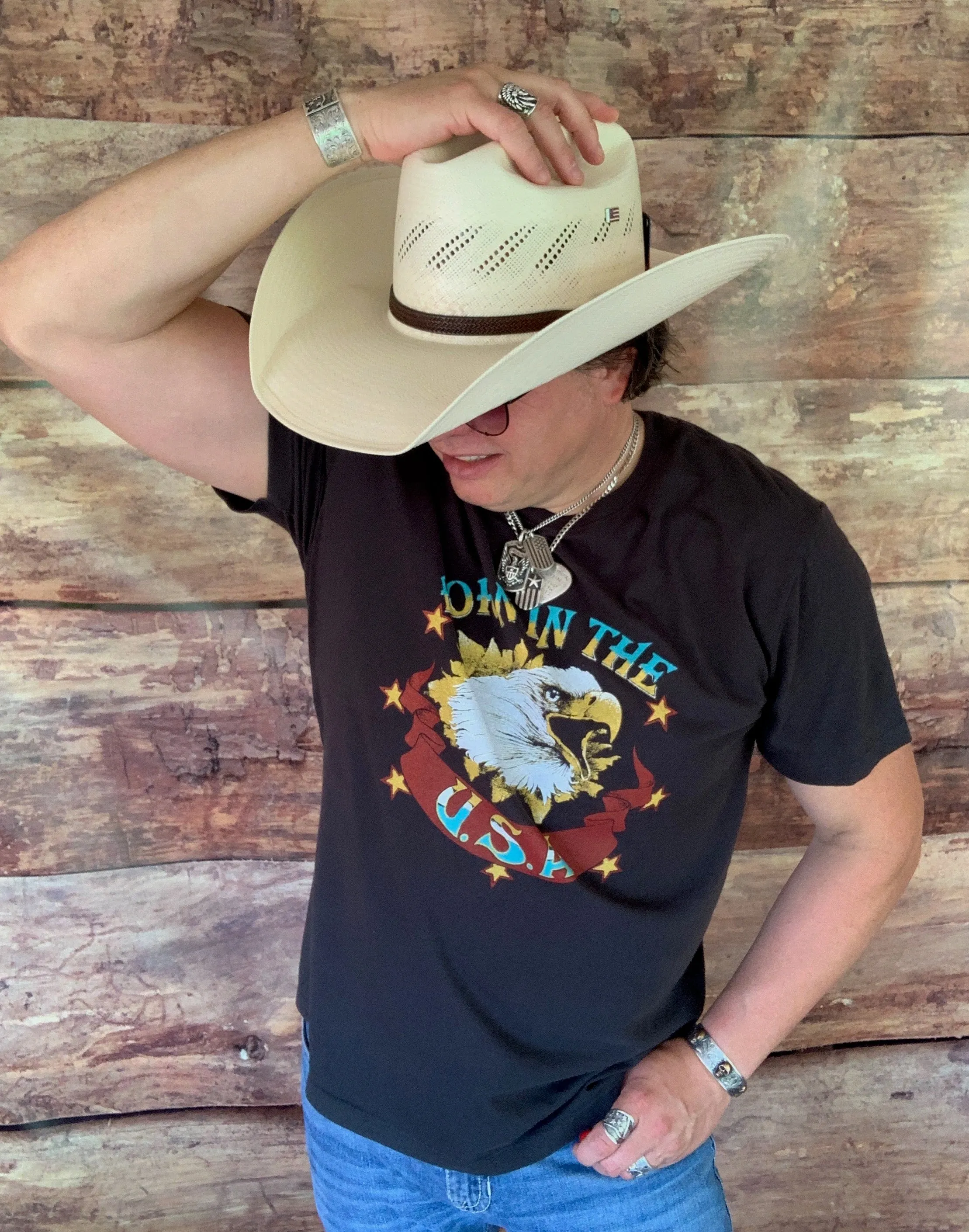 T-Shirt, Born in The USA, Men's T-Shirt