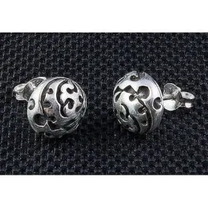 Tattoo Art Ball Earrings