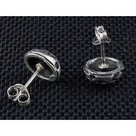 Tattoo Art Ball Earrings