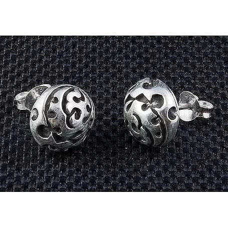 Tattoo Art Ball Earrings